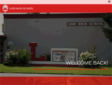 Tablet Screenshot of lodihigh.lodiusd.net